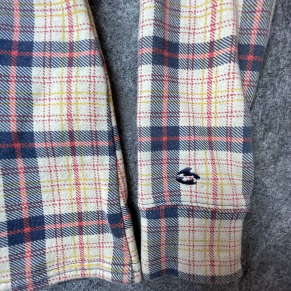 Billabong Jacket Womens Small Hoodie Sweatshirt Plaid Peacoat Cozy Double Button - Picture 3 of 7